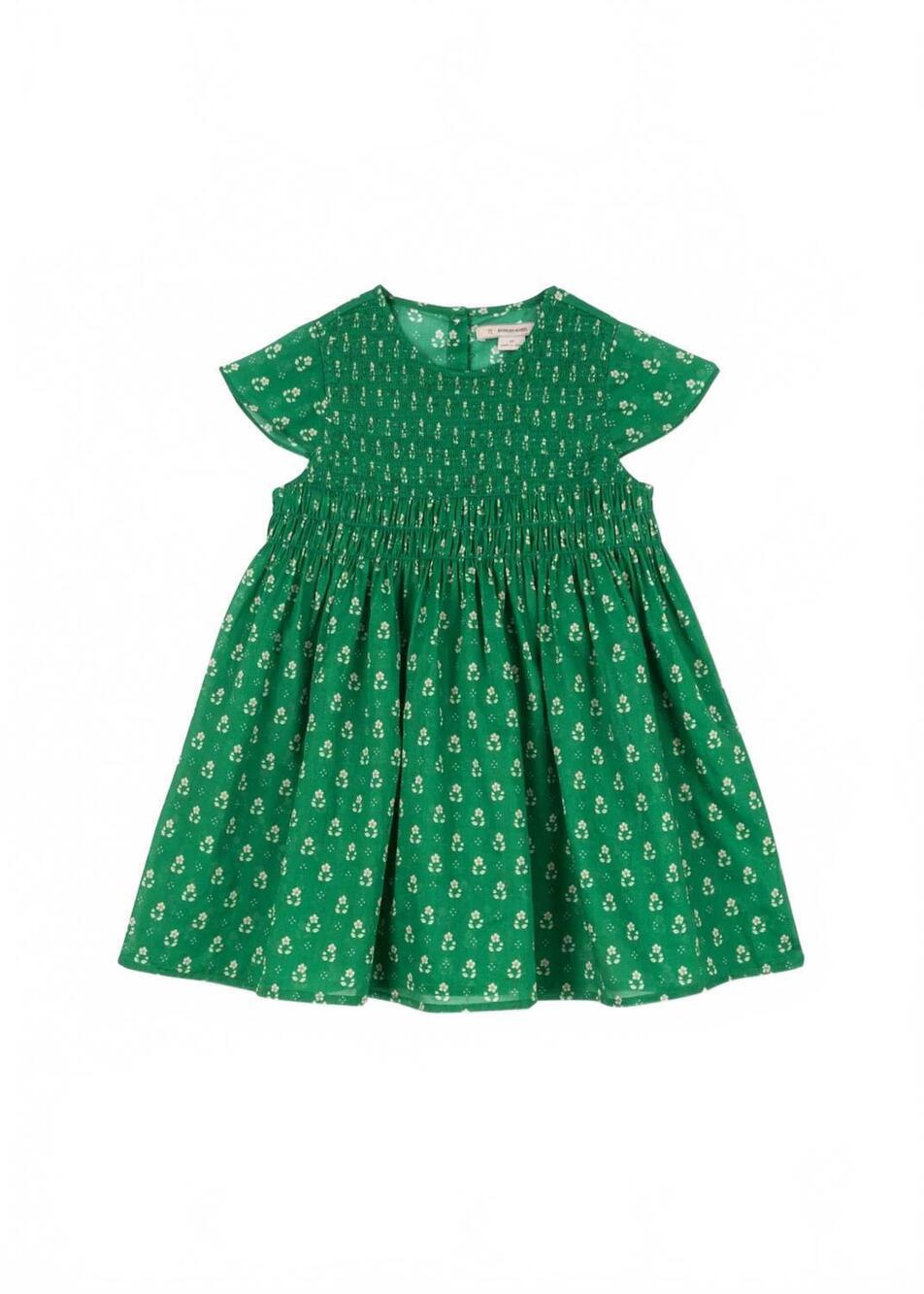 NEW KONGES SLØJD girl's cami smock dress in vidaverde